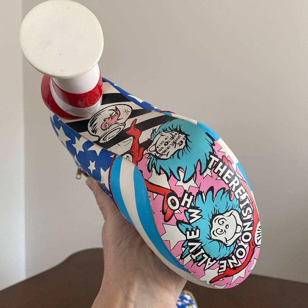 Irregular Choice Dr Seuss Boots Sz 9 - Picture 11 of 17